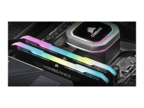 Corsair DDR4, 3600MHz 16GB 2x8GB DIMM, Unbuffered, 18-22-22-42, XMP 2.0, VENGEANCE RGB PRO SL Black Heatspreader, RGB LED, 1.35V, for AMD Ryzen & Intel
