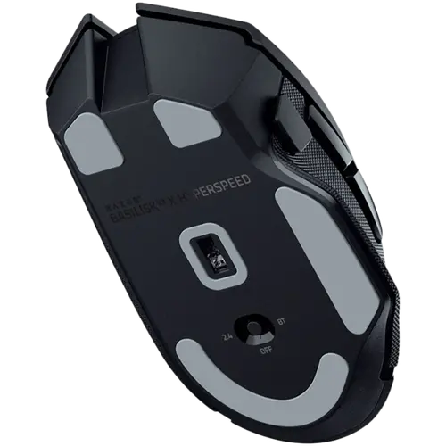 Razer Basilisk V3 X HyperSpeed, wireless gaming mouse with Bluetooth connection, Razer Chroma RGB, Razer 5G Advanced 18K DPI Optical Sensor, 18000 DPI, Mechanical Mouse Switches Gen-2, 100% PTFE feet, 110 g - image 1