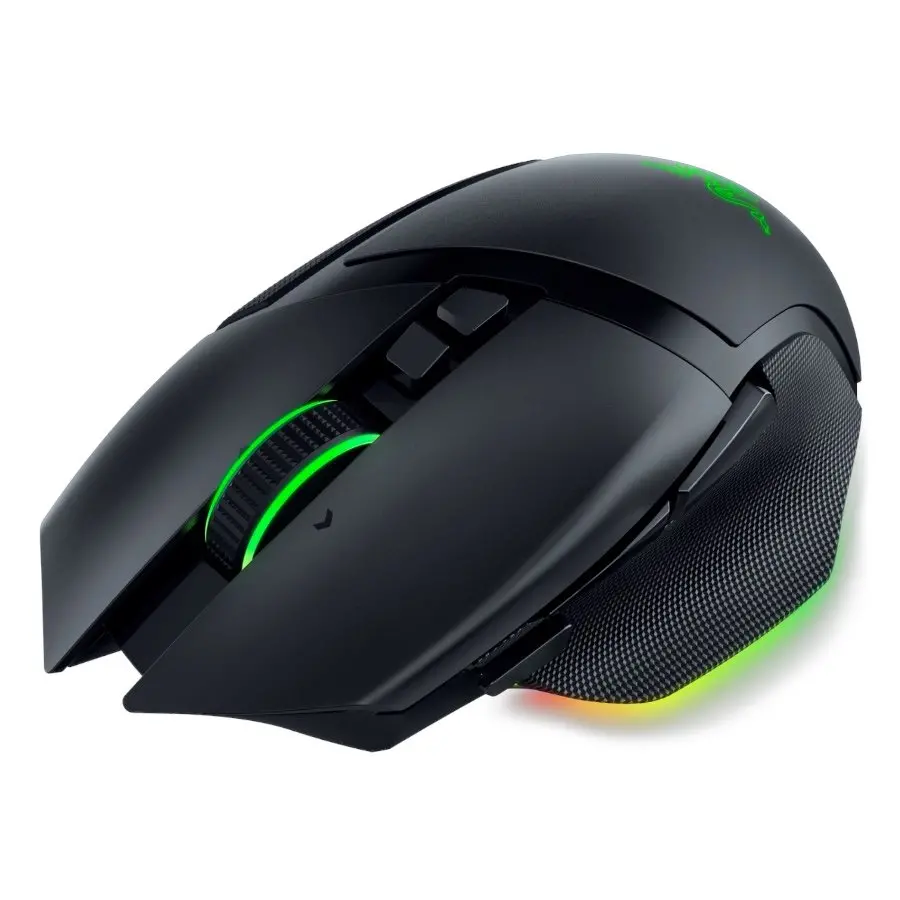 Razer Basilisk V3 Pro - Mouse gaming wireless ergonomic, Razer HyperSpeed Wireless, Bluetooth, cablu Speedflex USB Type C, Razer Chroma RGB, senzor