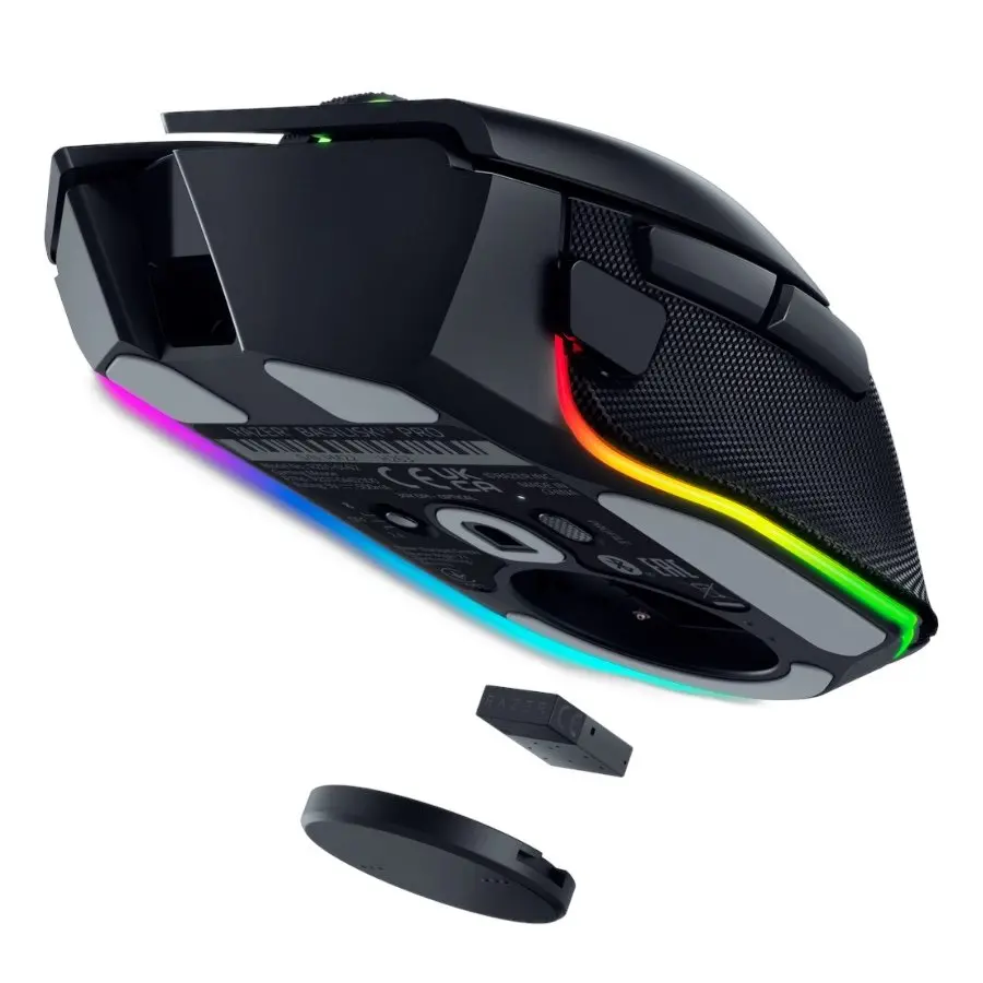 Razer Basilisk V3 Pro - Ergonomic Wireless Gaming Mouse, Razer HyperSpeed Wireless, Bluetooth, Speedflex Cable USB Type C, Razer Chroma RGB, Focus Pro 30K Optical Sensor, 30000DPI, Optical Mouse Switches Gen-3, 4-way Razer HyperScroll tilt wheel - image 2