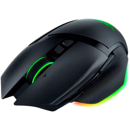 Razer Basilisk V3 Pro - Ergonomic Wireless Gaming Mouse, Razer HyperSpeed Wireless, Bluetooth, Speedflex Cable USB Type C, Razer Chroma RGB, Focus Pro 30K Optical Sensor, 30000DPI, Optical Mouse Switches Gen-3, 4-way Razer HyperScroll tilt wheel