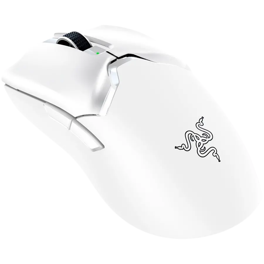 Razer DeathAdder V3 Pro - White Edition, Ergonomic Wireless Gaming Mouse, Speedflex Charging Cable USB Type C, 30000DPI, Optical Mouse Switches Gen-3, 63 g, Focus Pro 30K Optical Sensor - image 1