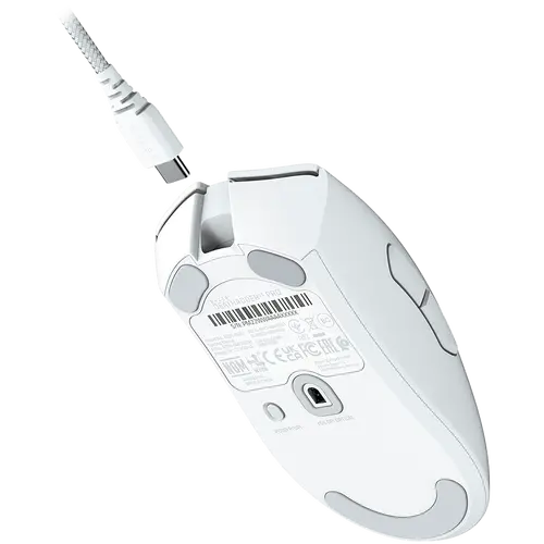 Razer DeathAdder V3 Pro - White Edition, Ergonomic Wireless Gaming Mouse, Speedflex Charging Cable USB Type C, 30000DPI, Optical Mouse Switches Gen-3, 63 g, Focus Pro 30K Optical Sensor - image 2