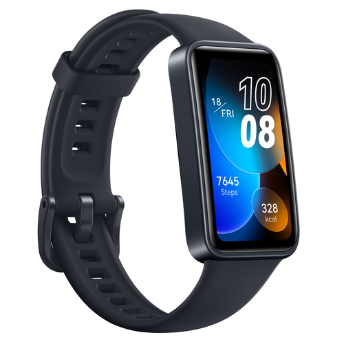 Фитнес гривна, Huawei Band 8, Midnight Black, Ahsoka-B19, 1.47", Amoled,194x368, BT 5.0, Silicone Strap - image 1