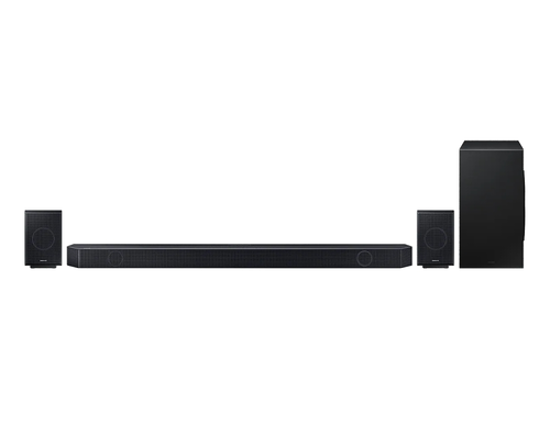 Аудио система, Samsung HW-Q990C Soundbar 656 Watts 11.1.4ch, Wireless Dolby Atmos, Q-Symphony, SpaceFit Sound+, Black - image 1