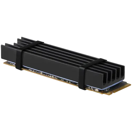 AXAGON CLR-M2L10 παθητικό - M.2 SSD, 80mm SSD, σώμα αλουμινίου, θερμικά επιθέματα σιλικόνης, ύψος 10mm - 1