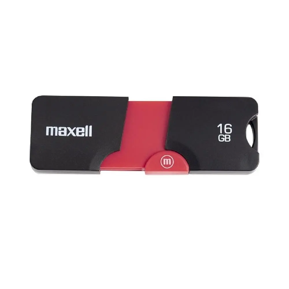 Μνήμη USB MAXELL FLIX, USB 2.0, 16GB, Μαύρο