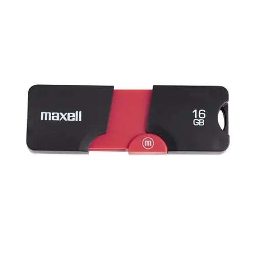 Μνήμη USB MAXELL FLIX, USB 2.0, 16GB, Μαύρο - 1