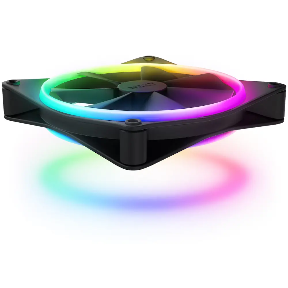Комплект вентилатори NZXT F140 RGB Duo Black2бр, RGB Контролер - image 1