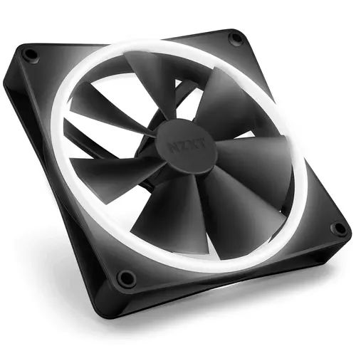 Вентилатор NZXT F140 RGB Duo, Черен - image 3