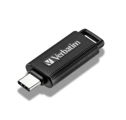 Памет, Verbatim Retractable USB-C 3.2 Gen 1 Drive 128GB - image 1