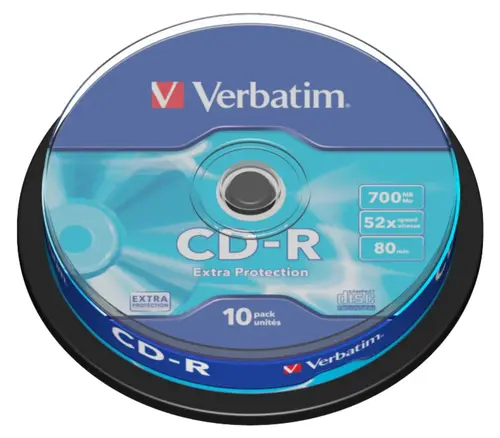 Suport de stocare, Verbatim CD-R 700MB 52X EXTRA PROTECTION SURFACE (pachet de 10) - 1