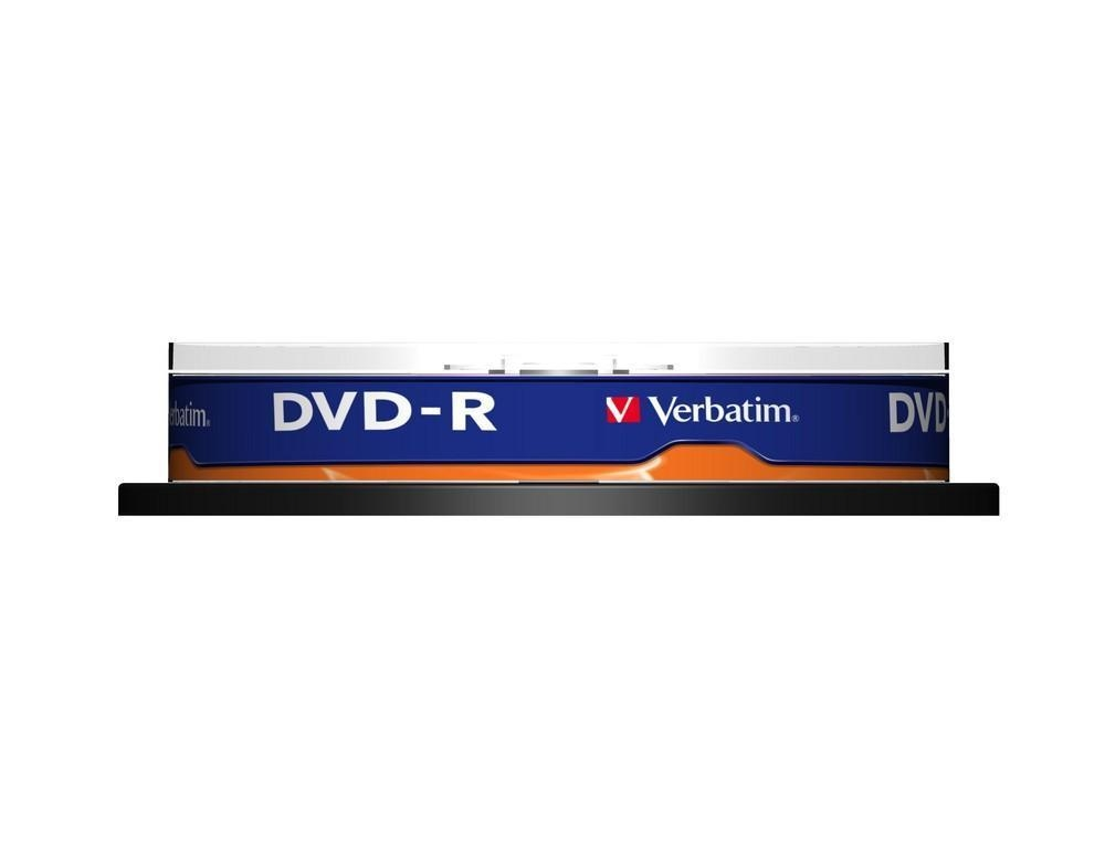 Медия, Verbatim DVD-R AZO 4.7GB 16X MATT SILVER SURFACE (10 PACK) - image 1