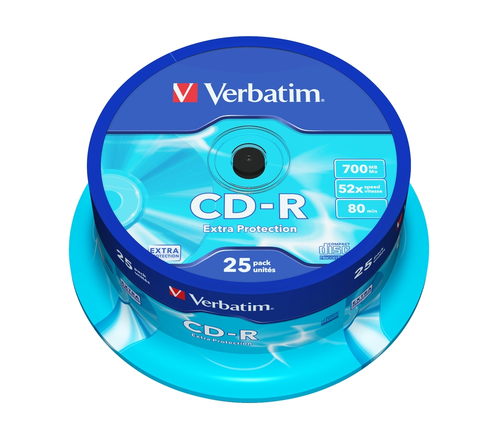 Медия, Verbatim CD-R 700MB 52X EXTRA PROTECTION SURFACE (25 PACK)