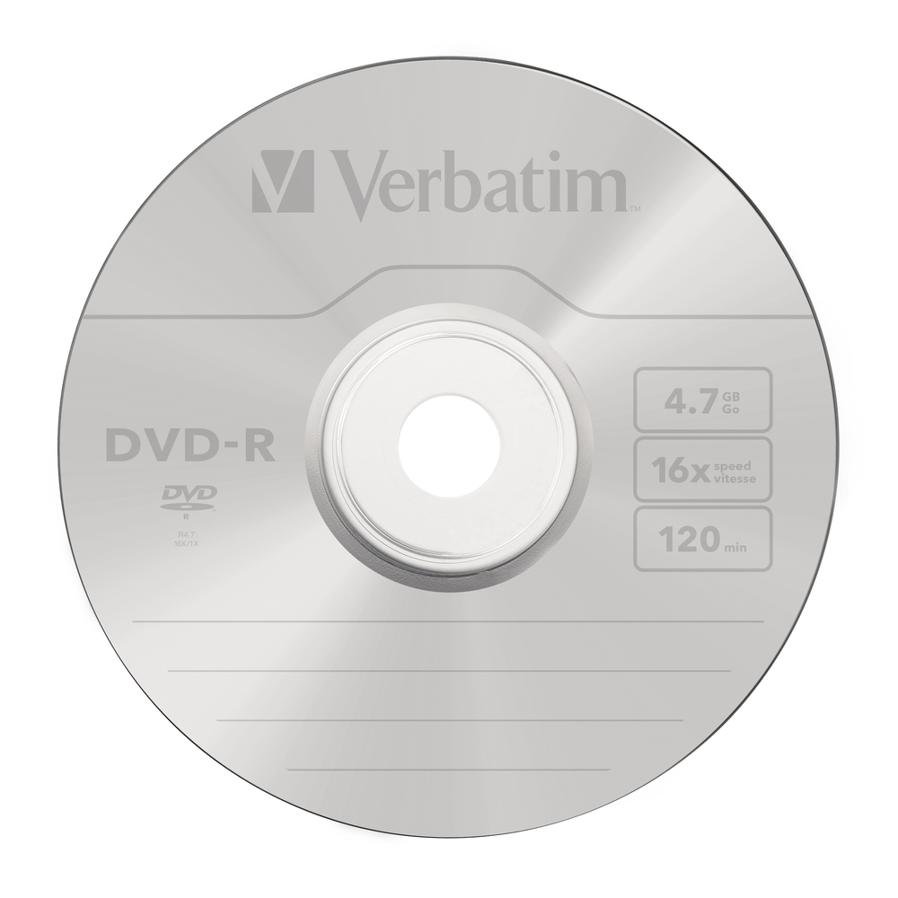 Медия, Verbatim DVD-R AZO 4.7GB 16X MATT SILVER SURFACE (25 PACK) - image 2