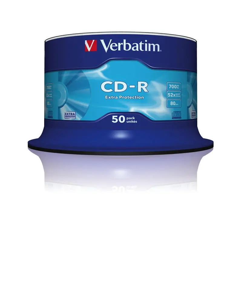 Медия, Verbatim CD-R 700MB 52X EXTRA PROTECTION SURFACE (50 PACK) - image 1