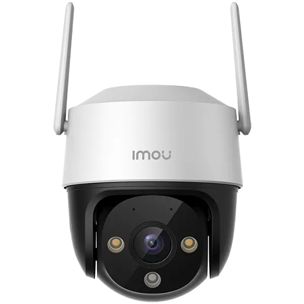 Imou Cruiser SE+, full color night vision Wi-Fi IP camera 4MP, rotation 355° pan & 90° Tilt, 1/3" progressive CMOS, H.265, 25fps@1440, 3.6mm Fixed lens, field of view: 79°, IR up to 30m, 8x Digital Zoom, 1x RJ45, Mic&Speaker, 110dB Siren, IP66.