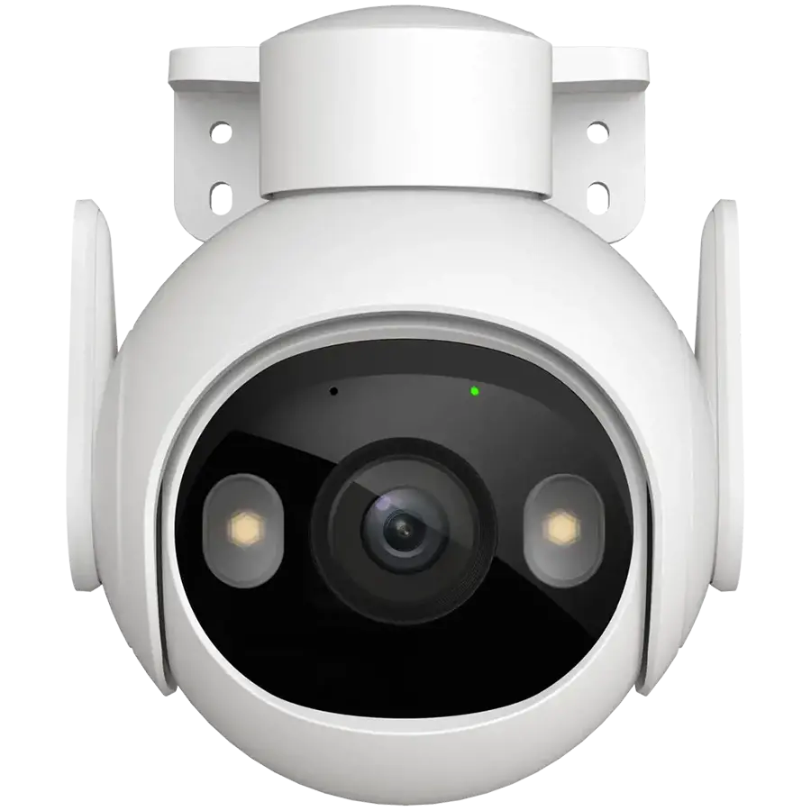 Imou Cruiser 2, full color night vision Wi-Fi IP camera 5MP, rotation 340°Pan & 90°Tilt, 1/2.7"; progressive CMOS, H.265, 30fps@1620, 3.6mm Fixed lens, Field of view 85°, IR up to 30m, 8x Digital Zoom, 1x RJ45, Mic&Speaker, 110dB Siren, IP66