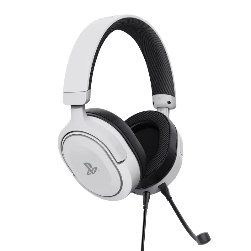Слушалки, TRUST GXT 498W Forta Gaming Headset PS5 White - image 3