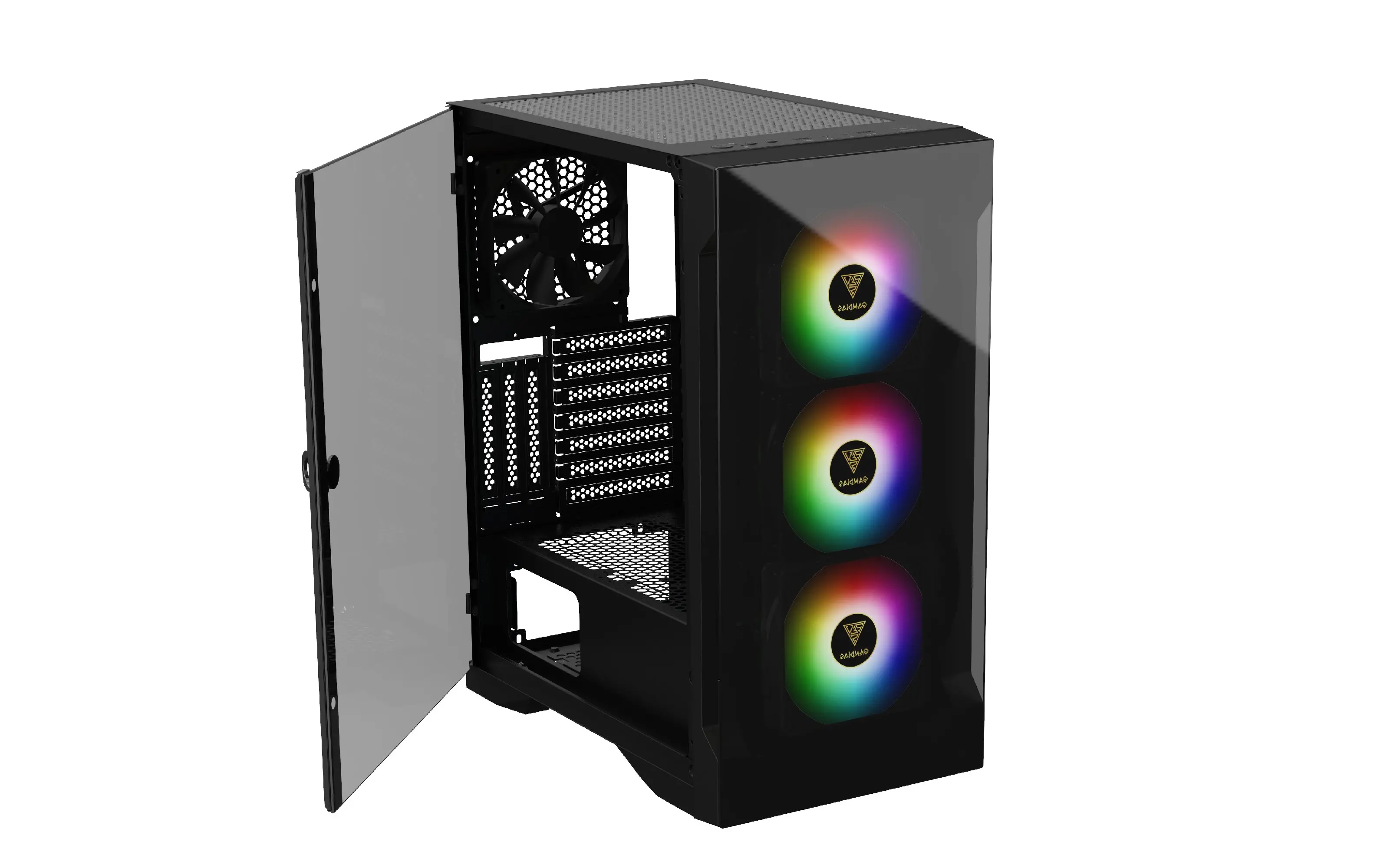 Gamdias carcasă ATX - TALOS E2 Elite - aRGB, sticlă securizată