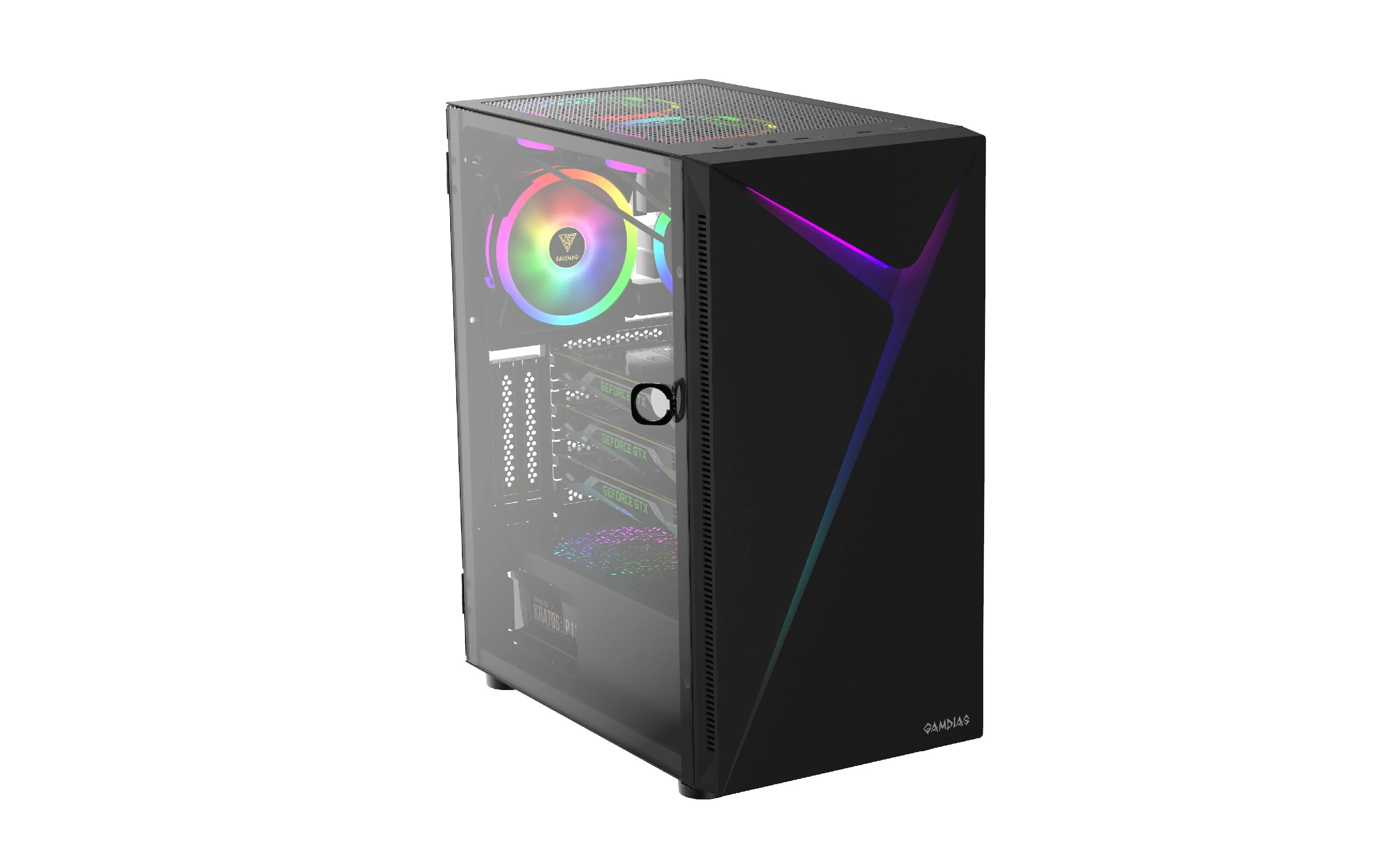 Gamdias кутия Case ATX - ARGUS E4 Elite - aRGB, Tempered Glass - image 7