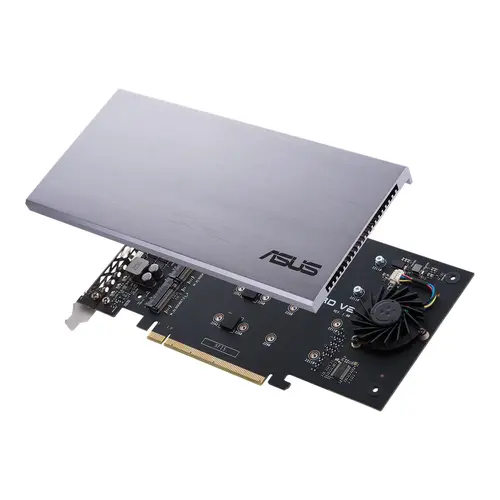 Карта ASUS Hyper M.2 x16 Card (PCIe 3.0) поддържа до 4 NVMe M.2 (2242/2260/2280/22110) устроиства - image 2