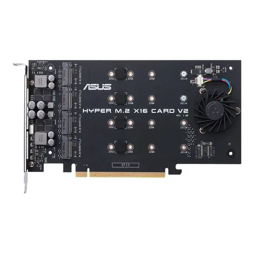 Карта ASUS Hyper M.2 x16 Card (PCIe 3.0) поддържа до 4 NVMe M.2 (2242/2260/2280/22110) устроиства - image 3