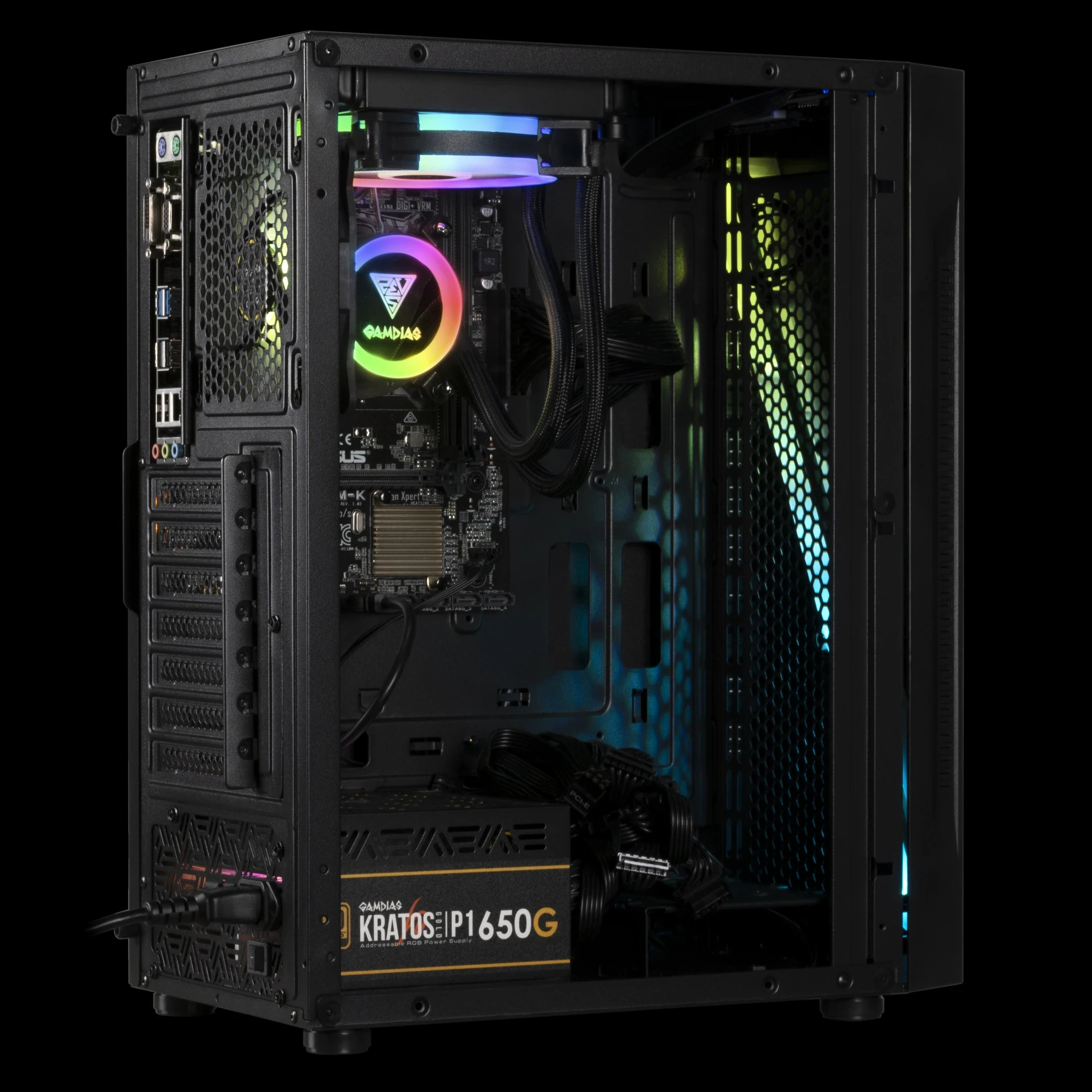 Gamdias кутия Case ATX - ARGUS E5 - aRGB, Tempered Glass - image 3