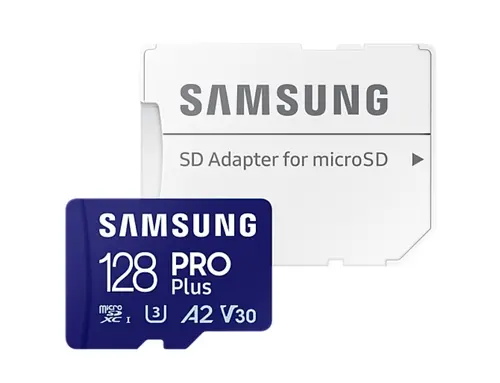 Памет, Samsung 128GB micro SD Card PRO Plus with Adapter, UHS-I, Read 180MB/s - Write 130MB/s - image 3