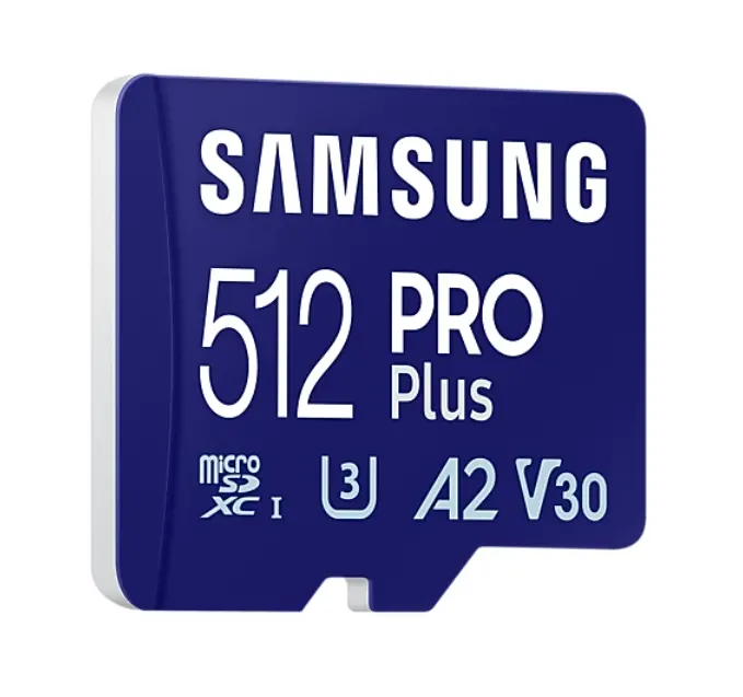 Памет, Samsung 512GB micro SD Card PRO Plus with Adapter, UHS-I, Read 180MB/s - Write 130MB/s - image 2