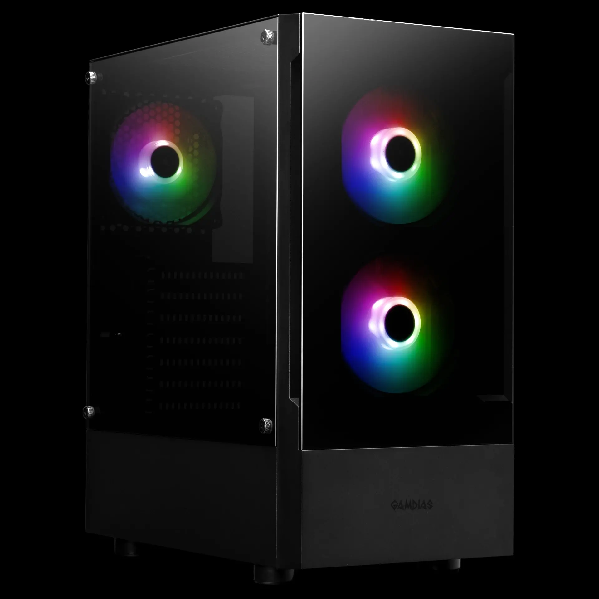 Gamdias carcasă Case ATX - TALOS E3 - aRGB, Tempered Glass - image 2