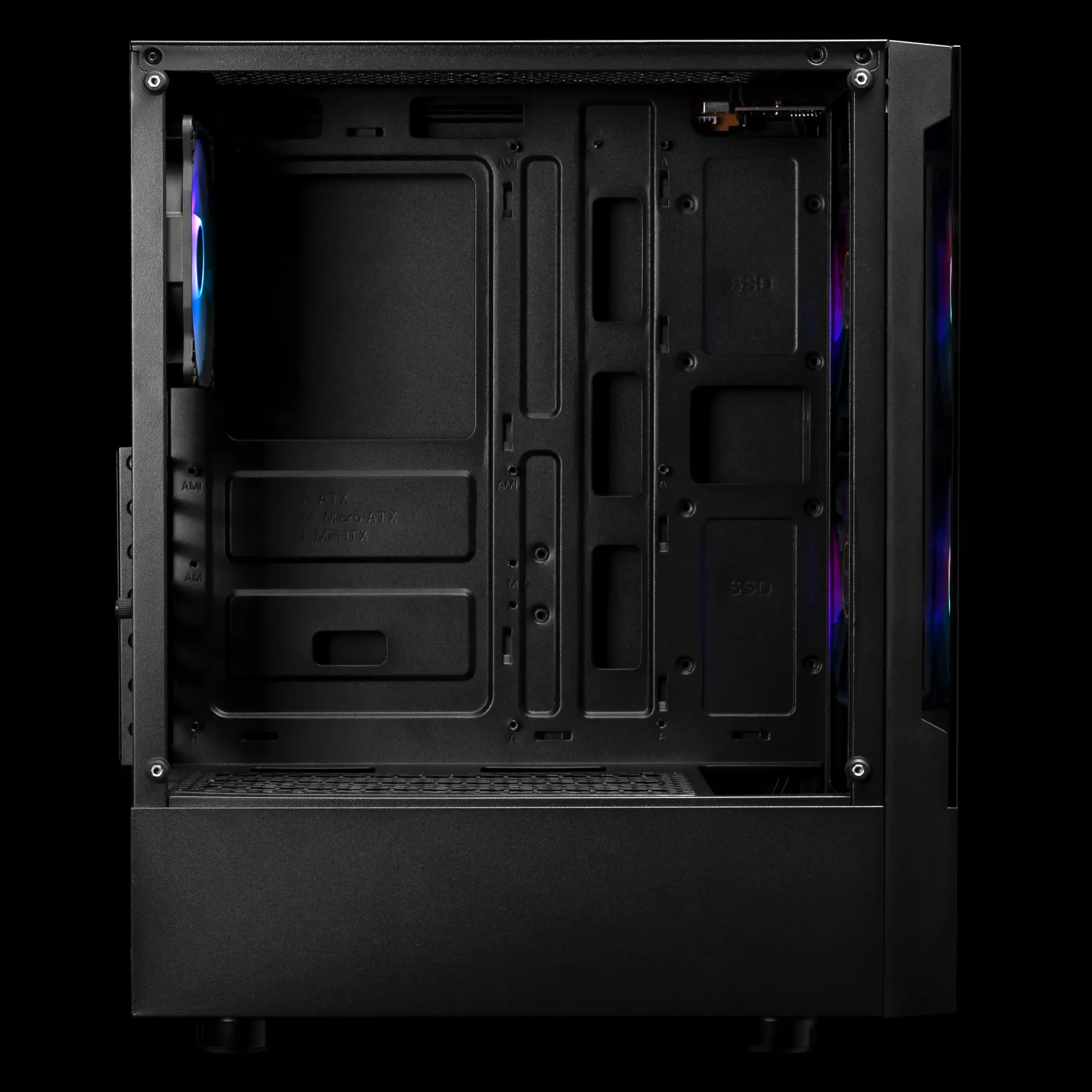 Gamdias carcasă Case ATX - TALOS E3 - aRGB, Tempered Glass - image 4