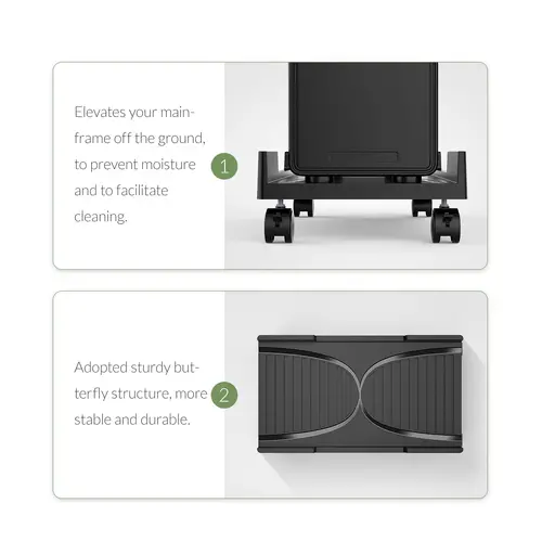 Orico βάση για υπολογιστή PC Stand - Computer Bracket - ανθεκτική στο νερό, μαύρο - CPB3-BK - 8