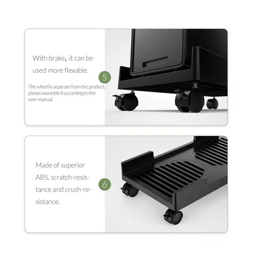 Orico βάση για υπολογιστή PC Stand - Computer Bracket - ανθεκτική στο νερό, μαύρο - CPB3-BK - 10