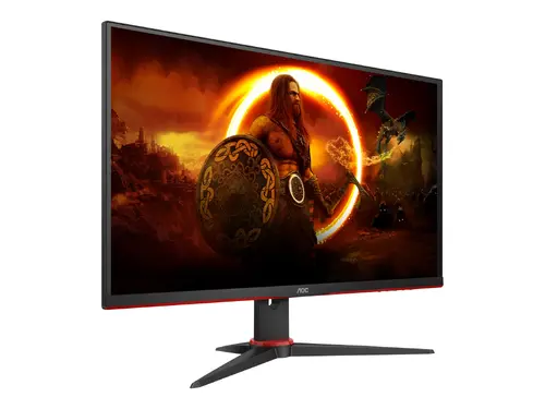 Монитор, AOC Q27G2E/BK, 27" VA WLED, 2560x1440@155Hz, 4ms GtG, 1ms MPRT, 250cd/m2, 3000:1, DCR 80M:1, Adaptive Sync, FlickerFree, Low Blue Light, Tilt, 2xHDMI, DP - image 1