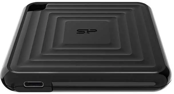 Silicon Power PC60 2TB Portable SSD SATAIII USB 3.2 Gen2 (Type-C) Portable SSD, R/W: up to 540MB/s; 500MB/s, Black - image 1