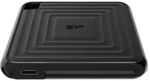 Silicon Power PC60 2TB Portable SSD SATAIII USB 3.2 Gen2 (Type-C) Portable SSD, R/W: up to 540MB/s; 500MB/s, Black - image 1