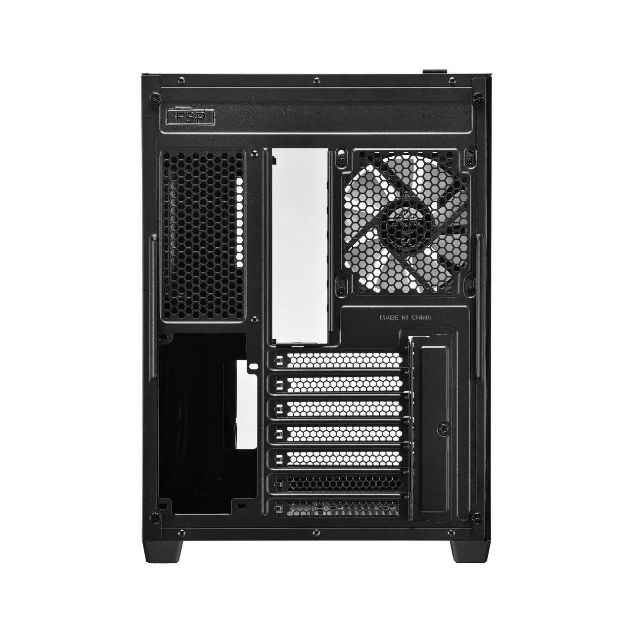 Кутия FSP CMT380 Black ARGB TG, ATX Mid Tower, Черна - image 1