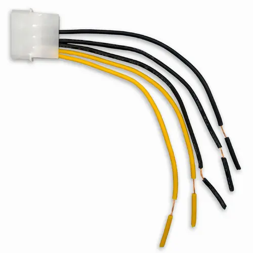 Makki cablu tată Molex -> fire 2x12V 3xMasă - 1