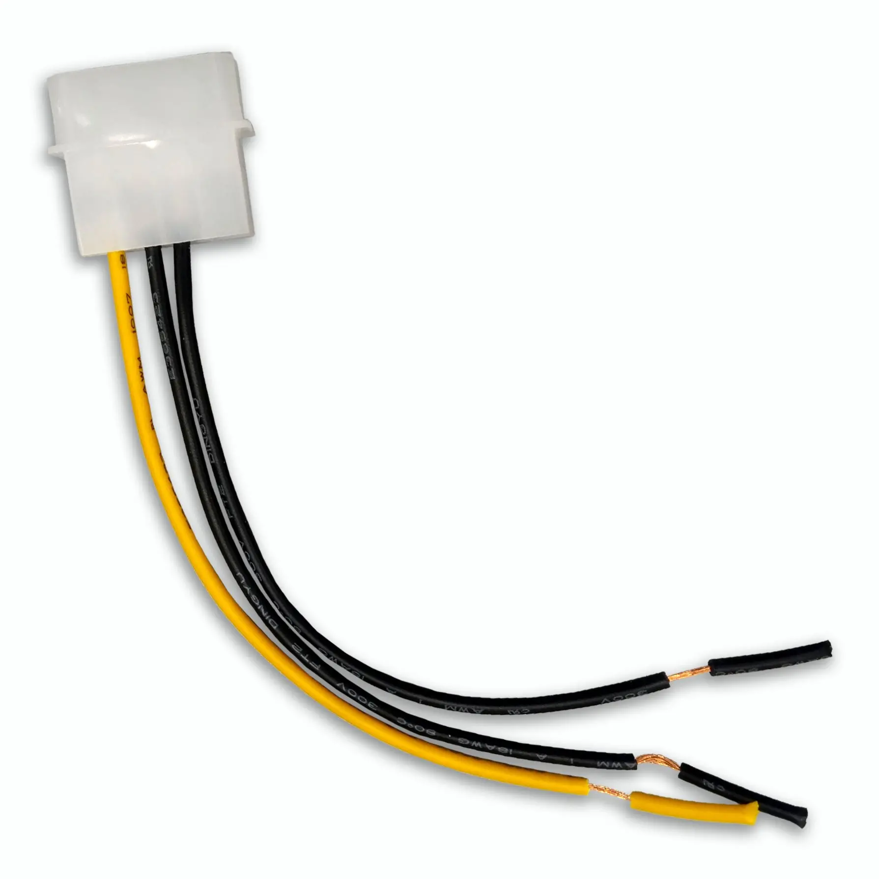 Makki Cablu Tată Molex -> fire 1x12V 2xÎmpământare