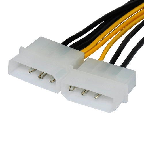 Makki Адаптер Adapter 2xMolex to 8pin PCI-E VGA - MAKKI-CE317-0.15m - image 2