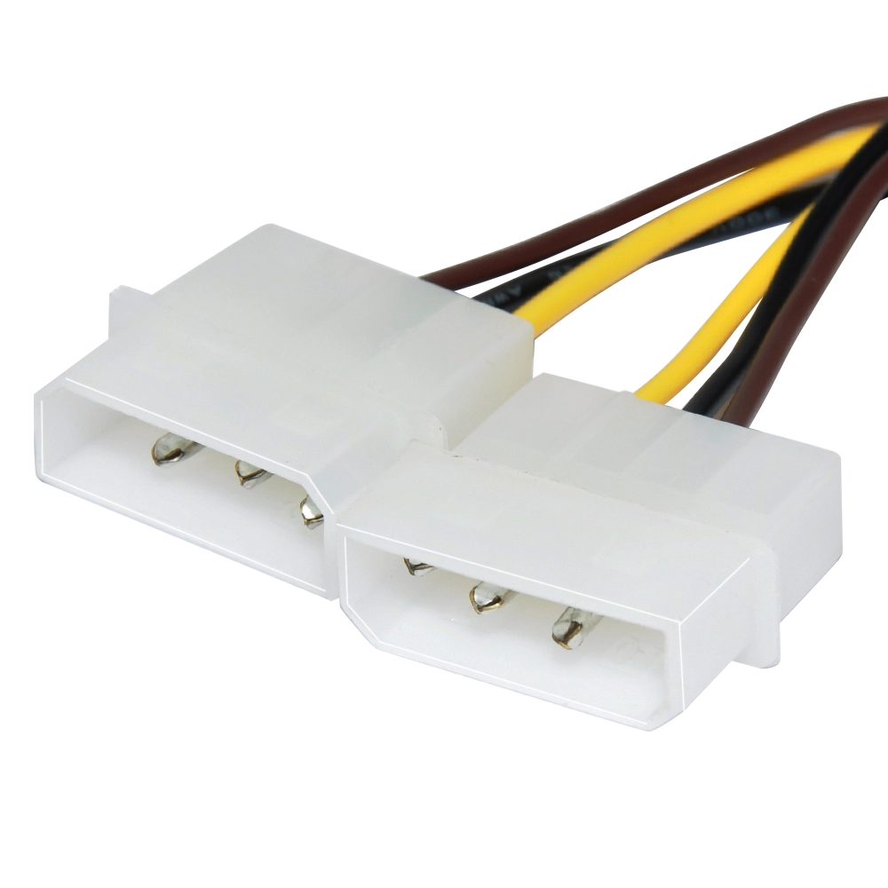 Makki Адаптер Adapter 2xMolex to 6pin PCI-E VGA - MAKKI-CE313-0.15m - image 2