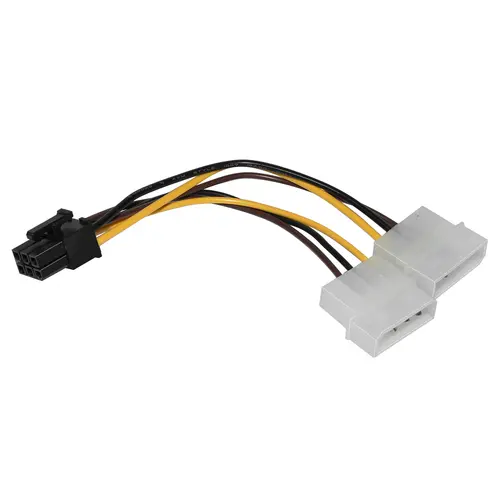 Makki Adaptor 2xMolex la 6pin PCI-E VGA - MAKKI-CE313-0.15m - 1