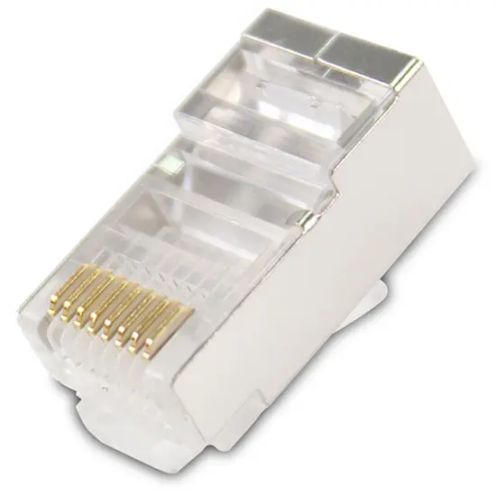 VCom Conectori UTP Cat6 STP/ecranați/RJ45 - set de 20 buc. - NM026-20pcs