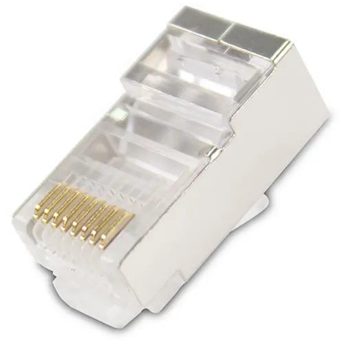 VCom Conectori UTP Cat6 STP/ecranați/RJ45 - set de 20 buc. - NM026-20pcs - 1