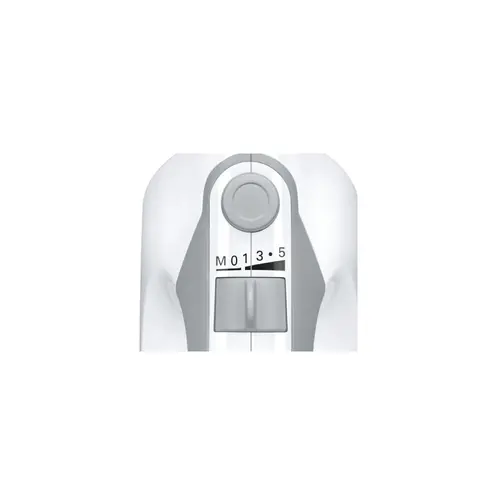 Μίξερ, Bosch MFQ36400, Μίξερ χειρός, 450 W, 5 ρυθμίσεις ταχύτητας, πρόσθετη ρύθμιση pulse/turbo, λευκό/γκρι - 7