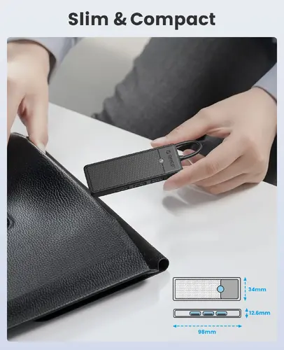 Orico Hub USB3.0 HUB - 3 x USB3.0, SD, TF - PAPW3AT-U3-015-BK - 5