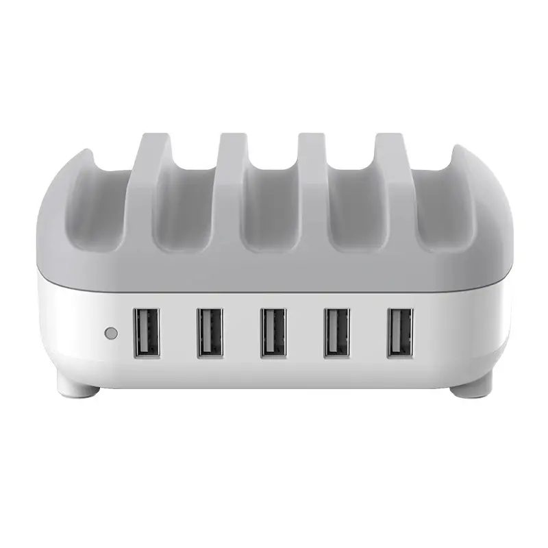 Orico σταθμός φόρτισης για κινητές συσκευές Charger Station 220V - 5 x USB 40W λευκό - DUK-5P-EU-WH - image 1
