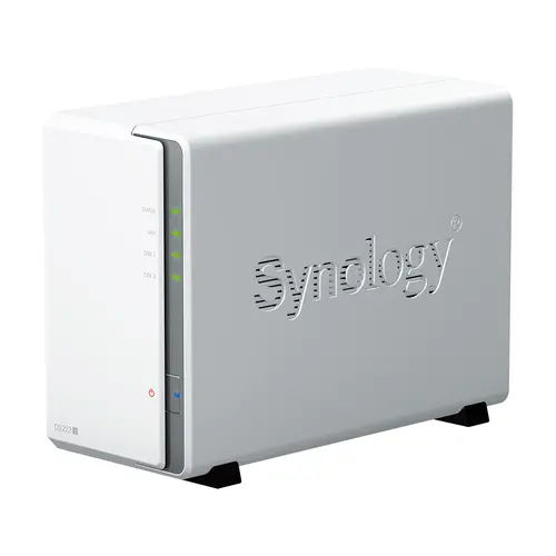 Δικτυακός αποθηκευτικός χώρος Synology DS223j, Για 2 δίσκους, Realtek RTD1619B 4-core 1.7GHz, 1 GB - 1