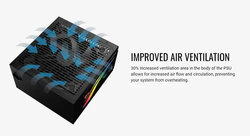 AeroCool захранване PSU LUX RGB 650W - Bronze, RGB Addressable - ACPB-LX65AEC.11 - image 3